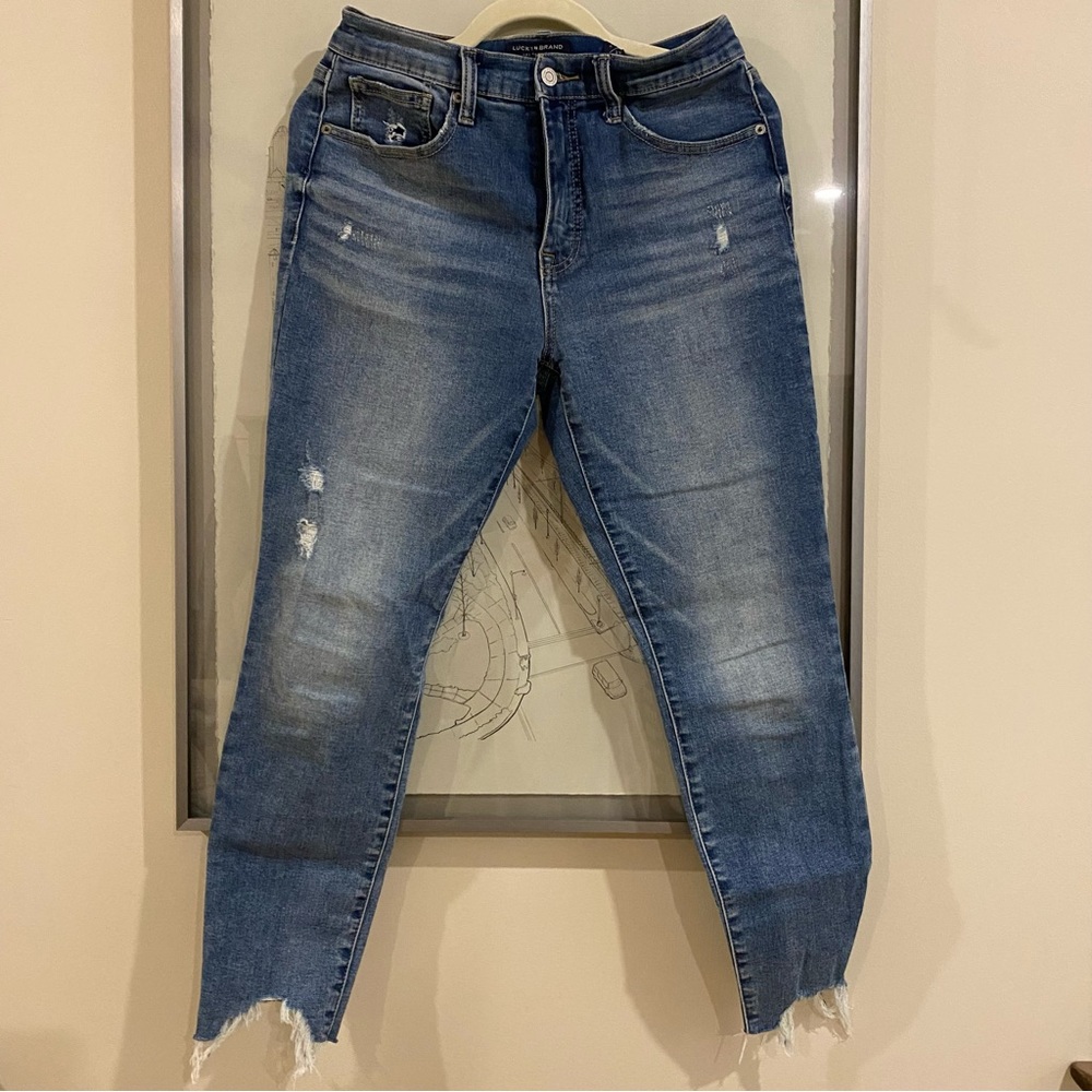 Lucky Brand Distressed Skinny Ankle Jeans - Size 8/29